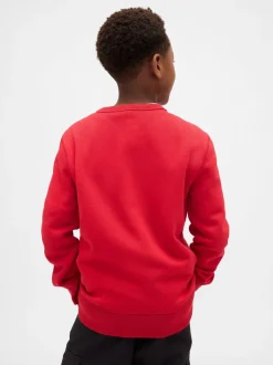 Dinosaure rouge - Sweat-shirt graphique Gap à col rond (4-13ans)
