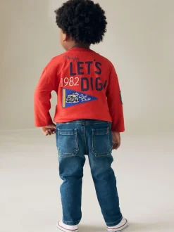 Délavage vintage - Jeans Pull-On Super Doux Avec Extensible (3mths-7yrs)