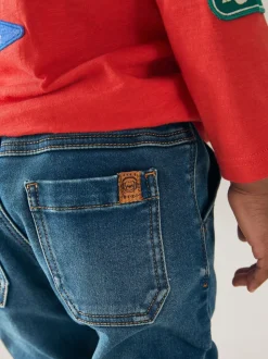 Délavage vintage - Jeans Pull-On Super Doux Avec Extensible (3mths-7yrs)