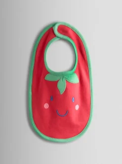 Dors-bien JoJo Maman Bébé zippé en coton appliqué Ensemble bonnet et bavoir