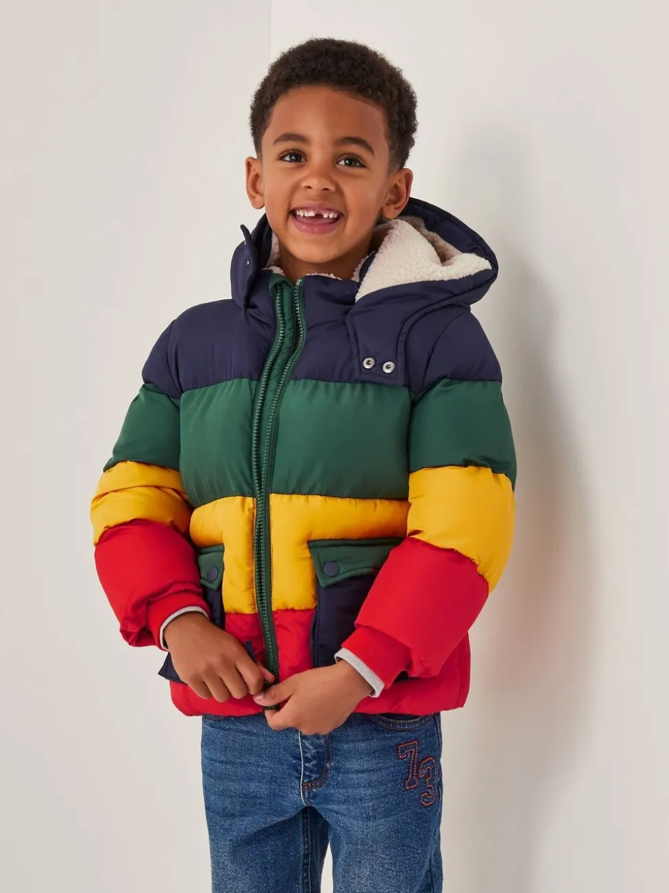 Doudoune Monsoon color block