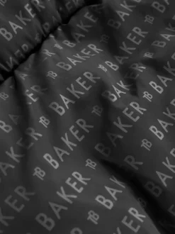 Doudoune noire imprimée Baker by Ted Baker Résistante à la douche