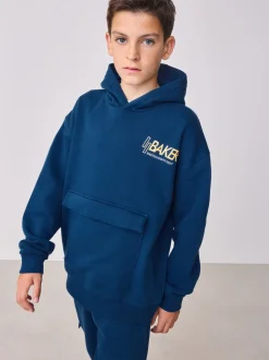 Ensemble Baker by Ted Baker Sweat-shirt à capuche et Survêtement Bleu oversize