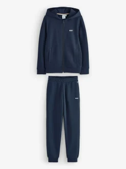 Ensemble BOSS jogging à logo et sweat à capuche zippé