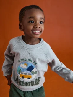 Ensemble cargo JoJo Maman Bébé 2pièces Sweat-shirt et velours côtelé