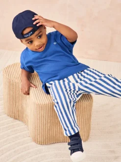 Ensemble JoJo Maman Bébé 2pièces avec t-shirt et jogging rayé