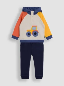 Ensemble JoJo Maman Bébé 2pièces Sweat-shirt à capuche et Survêtement