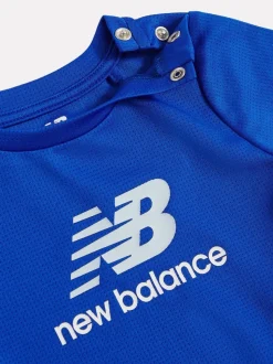 Ensemble New Balance T-shirt athlétique et shorts en nylon