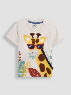 Ensemble 2pièces t-shirt et short JoJo Maman Bébé à motif appliqué