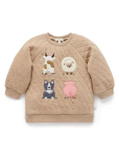 Ensemble pull et legging Purebaby Farm Bums Windcheater