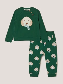 Ensemble pull et pantalon de jogging Monsoon Baby Digby Dog