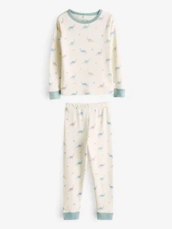 Ensemble pyjama à manches longues dinosaure super doux MORI