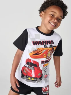 Ensemble pyjama court Brand Threads Hot Wheels 100% coton