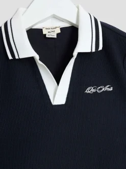 Ensemble River Island polo texturé et jogging Garçons