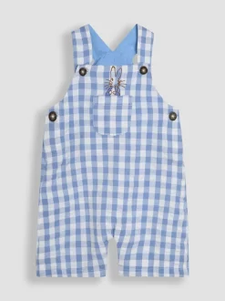 Ensemble salopette et body JoJo Maman Bébé 2pièces Peter Rabbit™ vichy