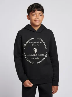 Ensemble sweat à capuche et pantalon de jogging US Polo Assn à motif graphique cercle