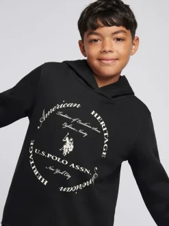 Ensemble sweat à capuche et pantalon de jogging US Polo Assn à motif graphique cercle