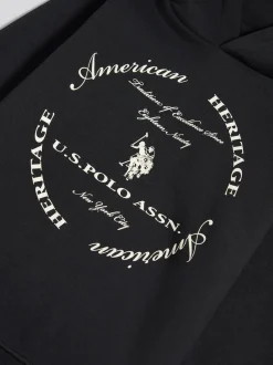 Ensemble sweat à capuche et pantalon de jogging US Polo Assn à motif graphique cercle