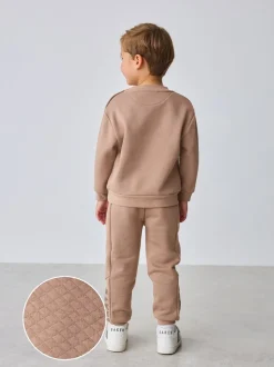 Ensemble Sweat-shirt et Survêtement Baker by Ted Baker Beige Sable