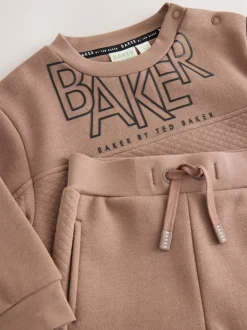 Ensemble Sweat-shirt et Survêtement Baker by Ted Baker Beige Sable