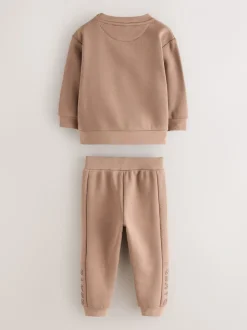 Ensemble Sweat-shirt et Survêtement Baker by Ted Baker Beige Sable