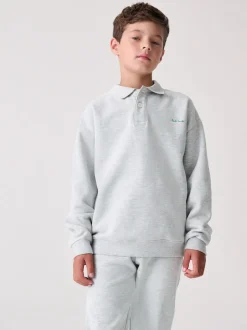 Ensemble sweat-shirt et survêtement Paul Smith Junior gris