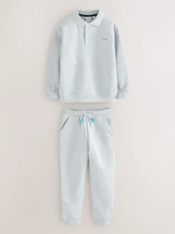 Ensemble sweat-shirt et survêtement Paul Smith Junior gris