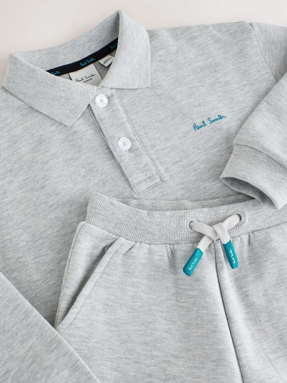 Ensemble sweat-shirt et survêtement Paul Smith Junior gris