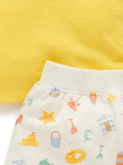Ensemble t-shirt et short Purebaby 100% coton