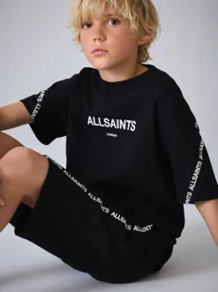 Ensemble t-shirt et short en molleton smALLSAINTS avec bande à logo
