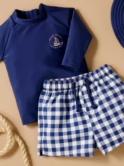 Ensembles Purebaby Marine Board Short & Rashie Short