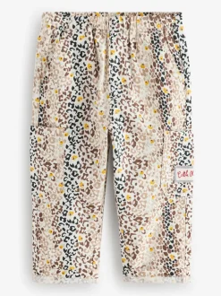 Fauve Marron Leopard Imprimé - Pantalon Cath Kidston 100% coton (3mois-7ans)