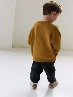 Ferme ocre jaune/anthracite - Ensemble Sweat-shirt et Survêtement (3mois à7ans)