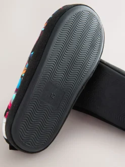 Football noir/multicolore - Mules chaussons