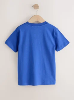 Football rouge/bleu/blanc - T-shirts à manches courtes à imprimé graphique coupe standard Lot de 3 (3à16ans)