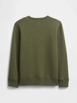 Football vert kaki - Sweat Gap logo (4-13 ans)