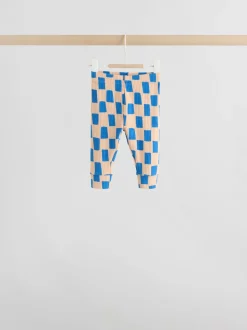 Formes bleues - Hauts et Leggings 6 pièces bébé (0mois-3ans)