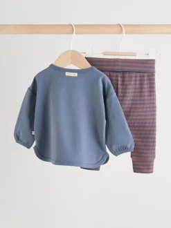Forêt de Bleu - Ensemble haut et legging bébé 2 pièces (0mois-3ans)