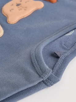 Forêt de Bleu - Ensemble haut et legging bébé 2 pièces (0mois-3ans)