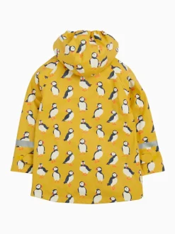Frugi imperméable imprimé Buster jaune