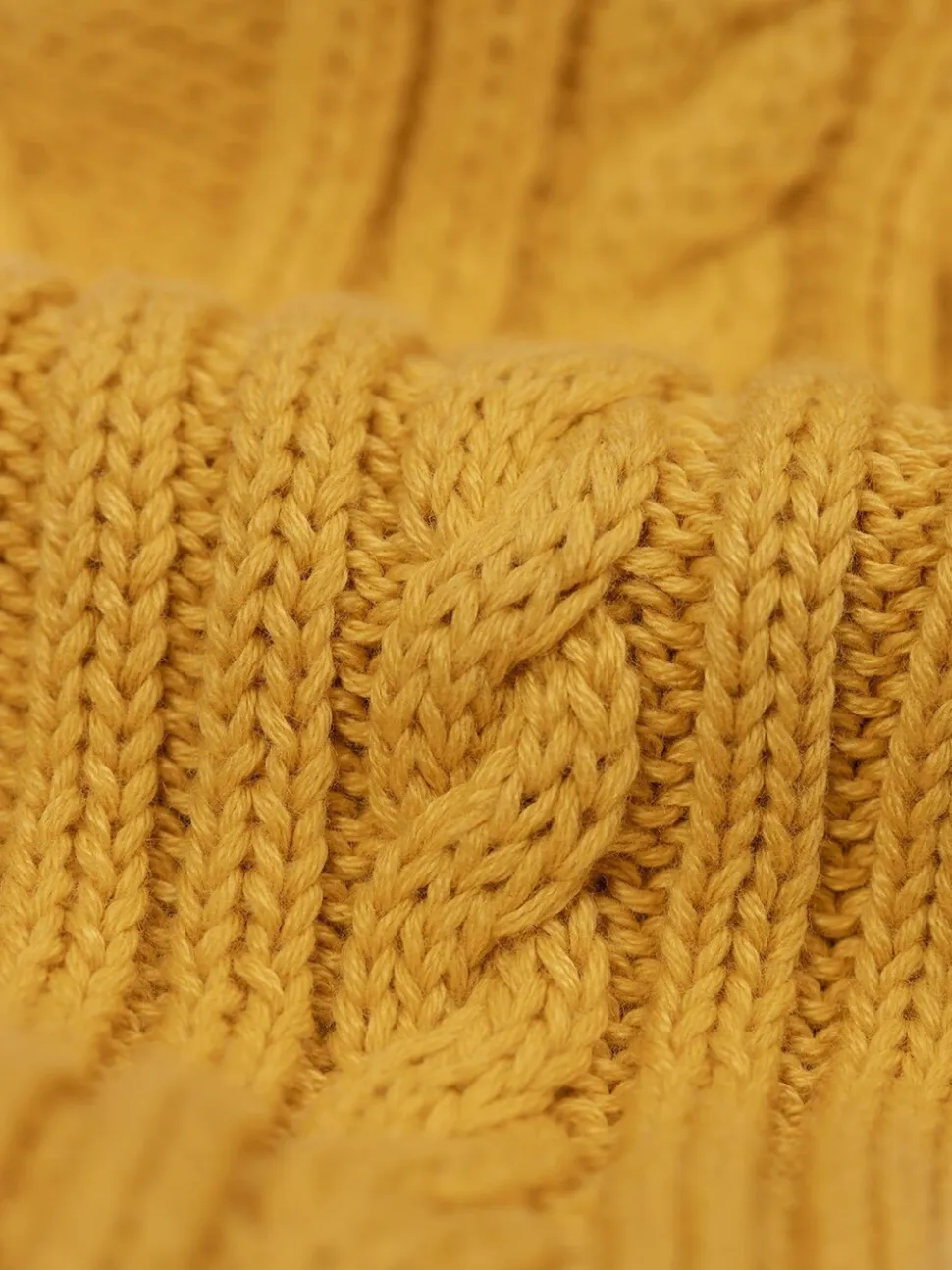 Frugi pull en maille Caleb jaune à motif personnage