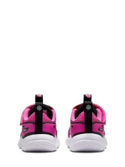Fuchsia rose/noir - Baskets Nike Cosmic Running bébé