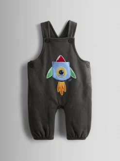 Fusée Gris anthracite - JoJo Maman Bébé 2-ensemble salopette et haut