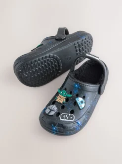 Galaxie noire - Star Wars Sabots pantoufles doublés et chauds