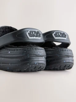 Galaxie noire - Star Wars Sabots pantoufles doublés et chauds