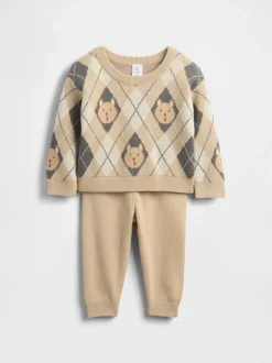 Gap Ensemble pull et pantalon en coton doux (0-24mois)