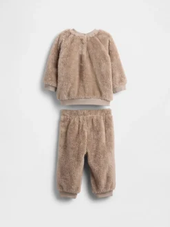 Gap Ensemble sweat et pantalon de jogging Sherpa Bear Outfit (0-24mois)
