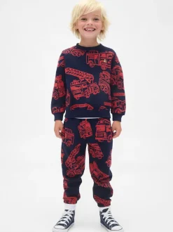 Gap Ensemble Sweat-shirt et Survêtement Vintage Soft Firetruck (6mois à5ans)