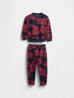 Gap Ensemble Sweat-shirt et Survêtement Vintage Soft Firetruck (6mois à5ans)