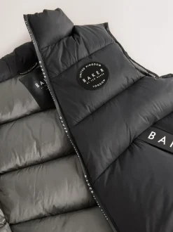 Gilet matelassé Baker by Ted Baker noir résistant à la douche